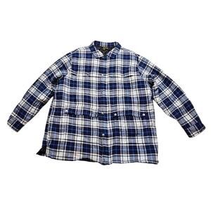 Boulder Creek Trading Company Quilt Lined Shacket Zipper and Snap Closure XL Big